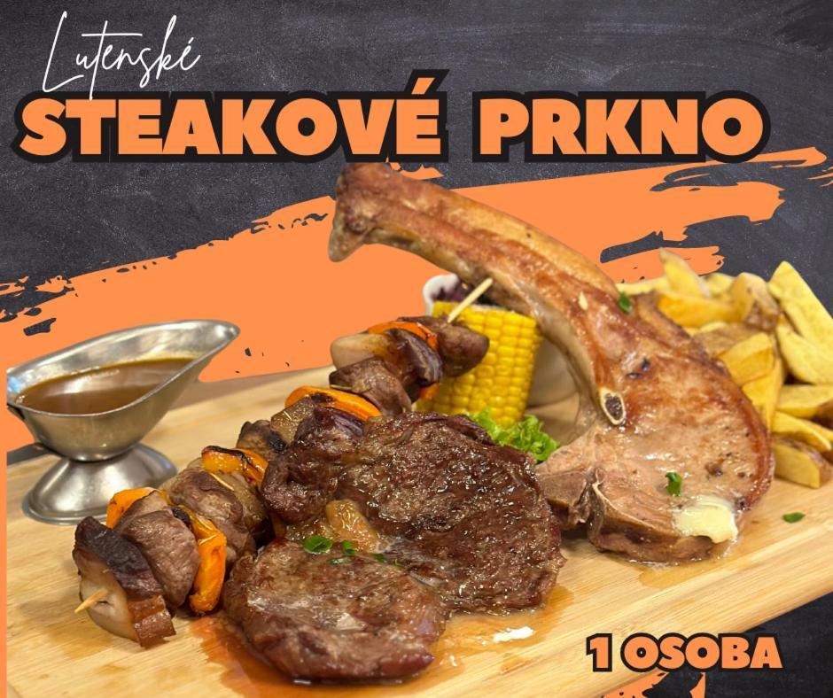Restaurace A Penzion Lutena Dolni Lutyne Kültér fotó