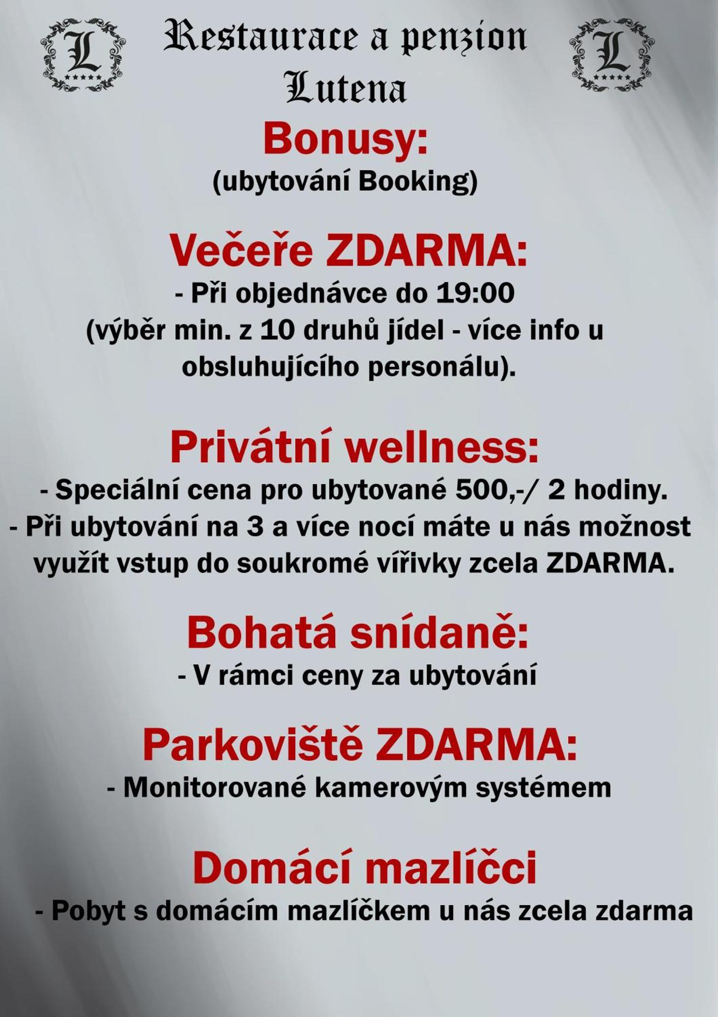 Restaurace A Penzion Lutena Dolni Lutyne Kültér fotó